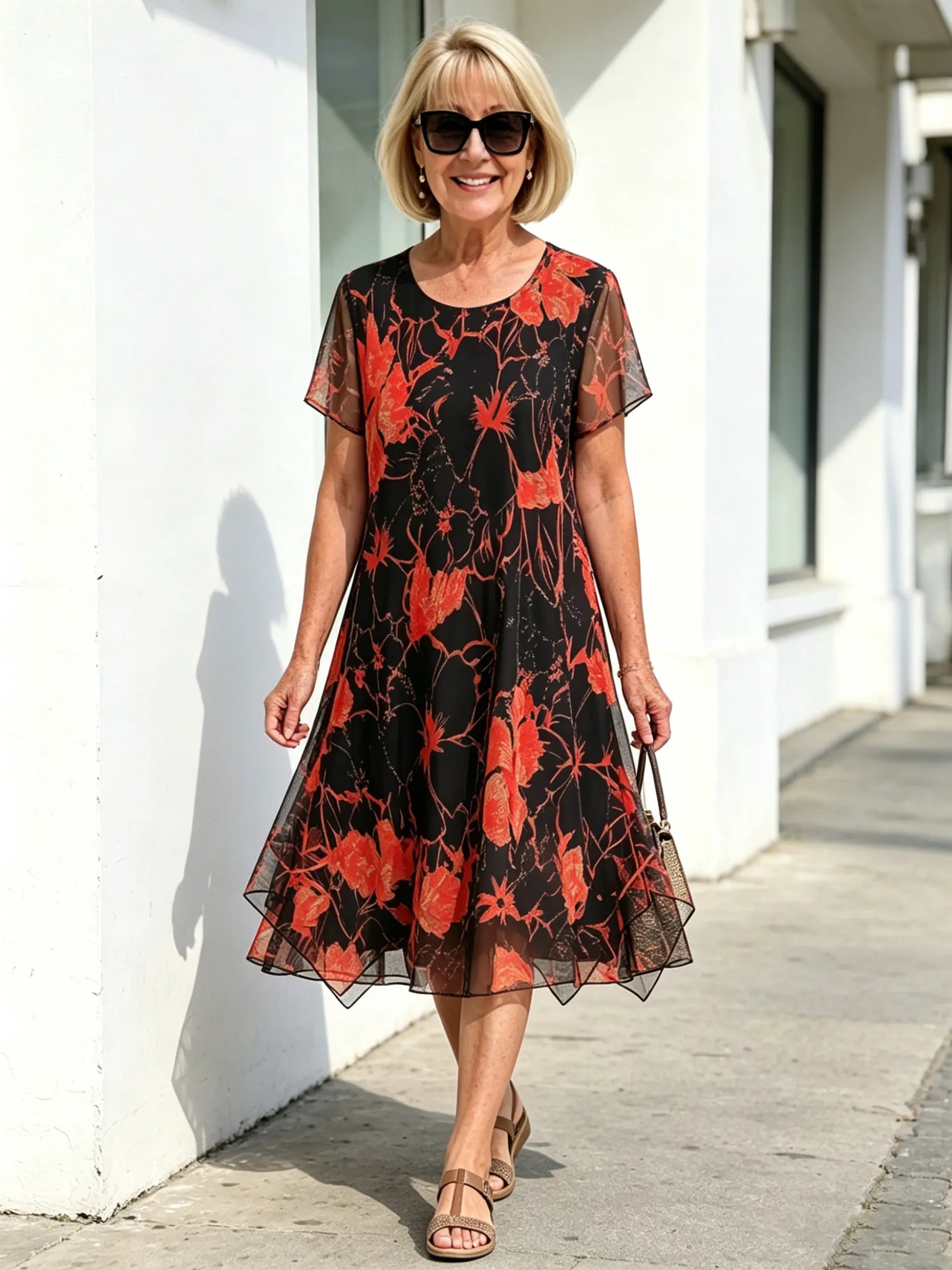 Double-layer Party Dress Cocktail Dress Wedding Guest Dress Dress