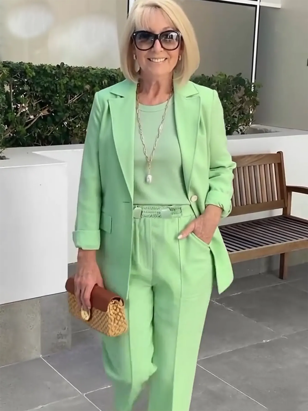 Suit Top Lengthened Trousers Two-Piece Suit
