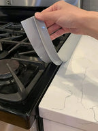 2-Pack Heat-Resistant Silicone Kitchen Gap Sealing Strip, Oil- and Dirt-Resistant Soft Sealing Strip for Gas Stoves, Flexible Countertop Gap Filler