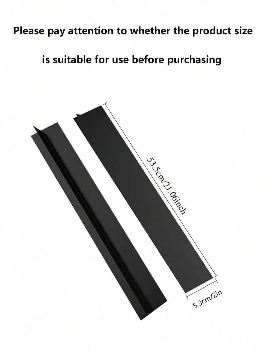 2-Pack Heat-Resistant Silicone Kitchen Gap Sealing Strip, Oil- and Dirt-Resistant Soft Sealing Strip for Gas Stoves, Flexible Countertop Gap Filler