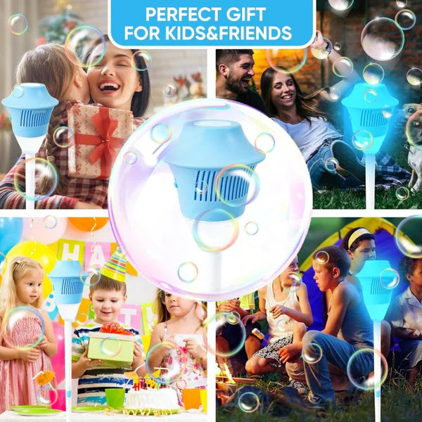 2026 HOT SALE⌛50K+ SOLD! Automatic Handheld Bubble Machine for Kids – Light-Up Bubble Maker with Music, Perfect for Spring & Summer Fun! 🎶